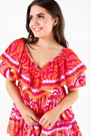 New Alden Adair Harper Dress In Lovers Lane