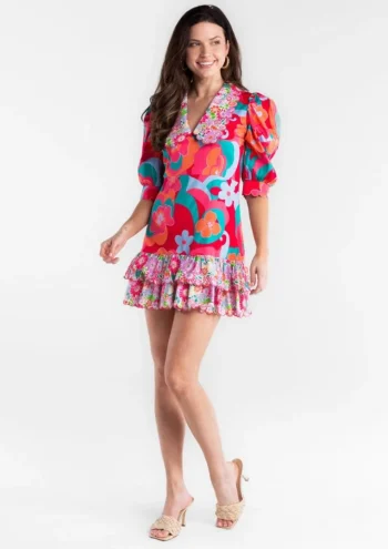 New Alden Adair Piper Dress In Trippy