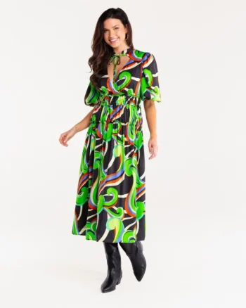 Sale Alden Adair Shelbi Dress In Kimono