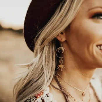 Clearance Bohindie Stream Eternal Sunshine Earrings