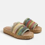 Outlet Circus By Sam Edelman Wallis Platform Slide Rainbow Weave