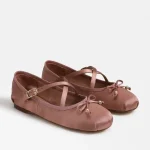 New Circus By Sam Edelman Zuri Strap Ballet Flat Dark French