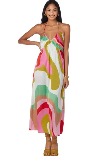 New Crosby By Mollie Burch Hill Dress Red Beach