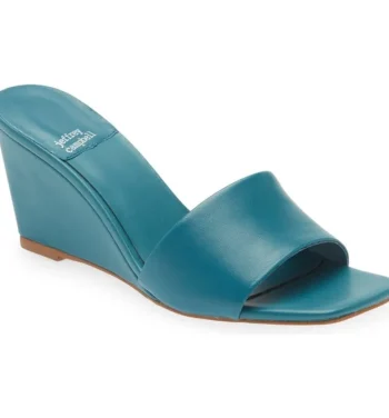 Outlet Jeffrey Campbell Appetit Teal Wedge