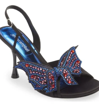 Clearance Jeffrey Campbell Emotions Black Satin