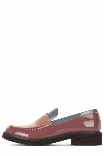 Discount Jeffrey Campbell Lenna Loafer Dark Rose