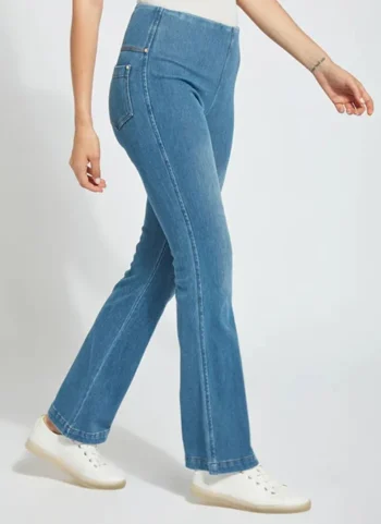 Clearance Lysse Baby Bootcut Denim Mid Wash