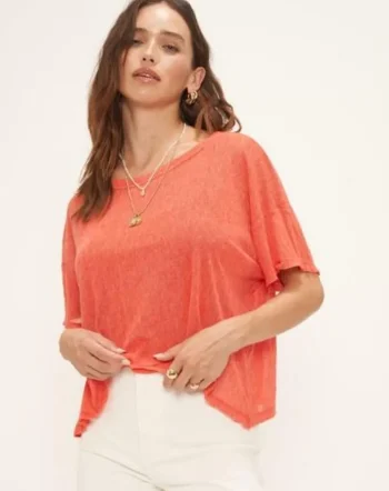 Online Project Social T Dani Mesh Tee Summer Cherry