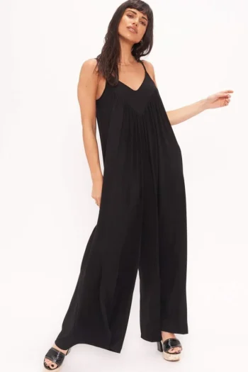 Fashion Project Social T No Regrets Shirred Jumpsuit