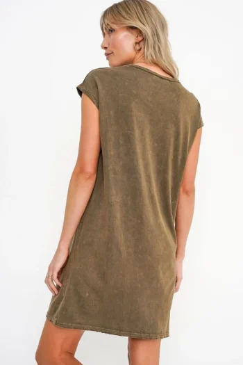 Discount Project Social T Wave Washed Dress