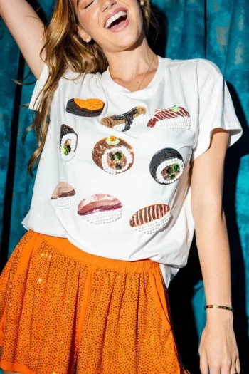 New Queen Of Sparkles Sushi Tee