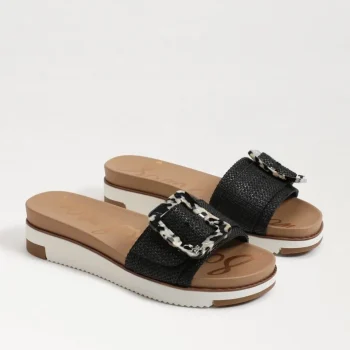 Outlet Sam Edelman Ariane Black Slide Sandal