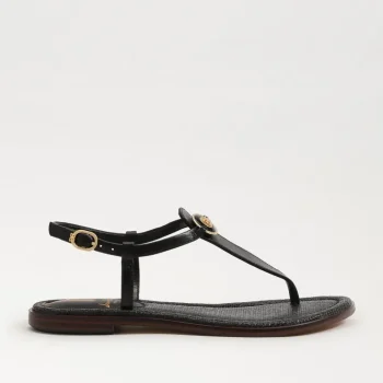 Fashion Sam Edelman Gigi Black Signet Sandal