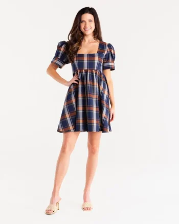 Fashion S'edge Apparel S'Edge Apparel Ivy Dress In Academia
