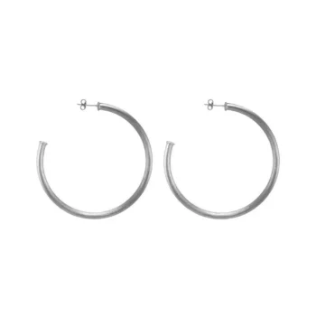 Sale Sheila Fajl Petite Everybody'S Favorite Hoops Gun Metal