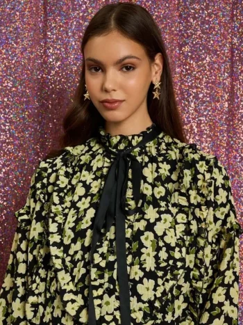 Best Sister Jane Acoustic Floral Mini Dress