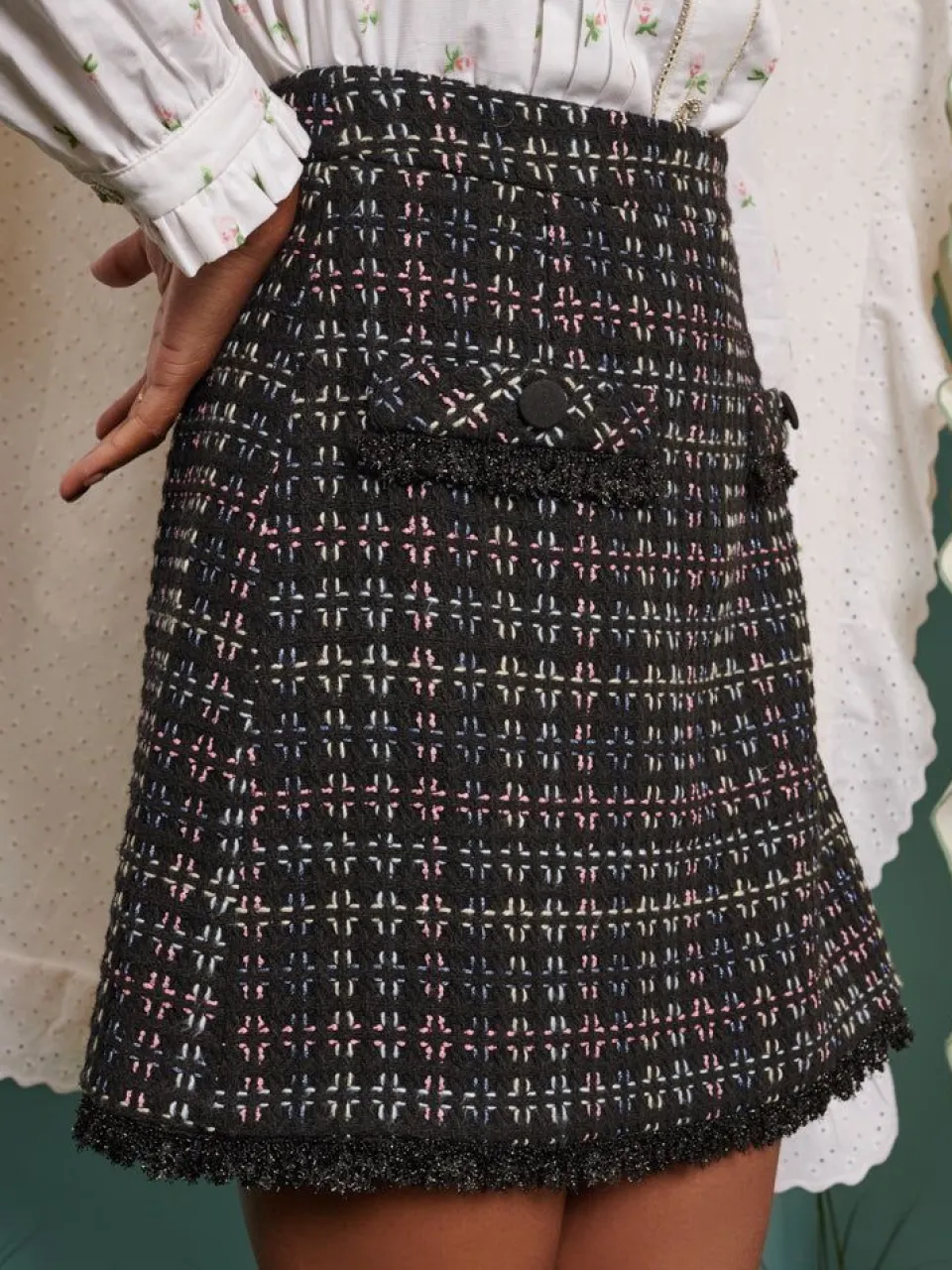 sister-jane-lucinda-tweed-mini-wzUkdaxw-4.webp Discount Sister Jane Lucinda Tweed Mini Skirt