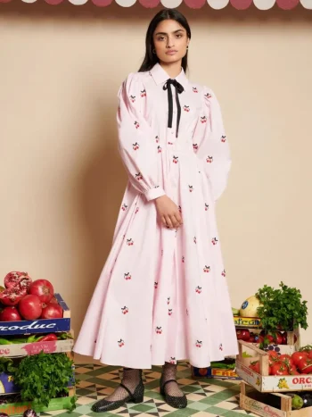 Clearance Sister Jane Punnet Embroidered Midi Dress