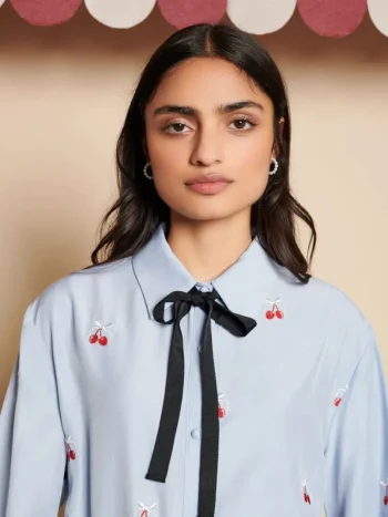 Best Sister Jane Punnet Embroidered Shirt