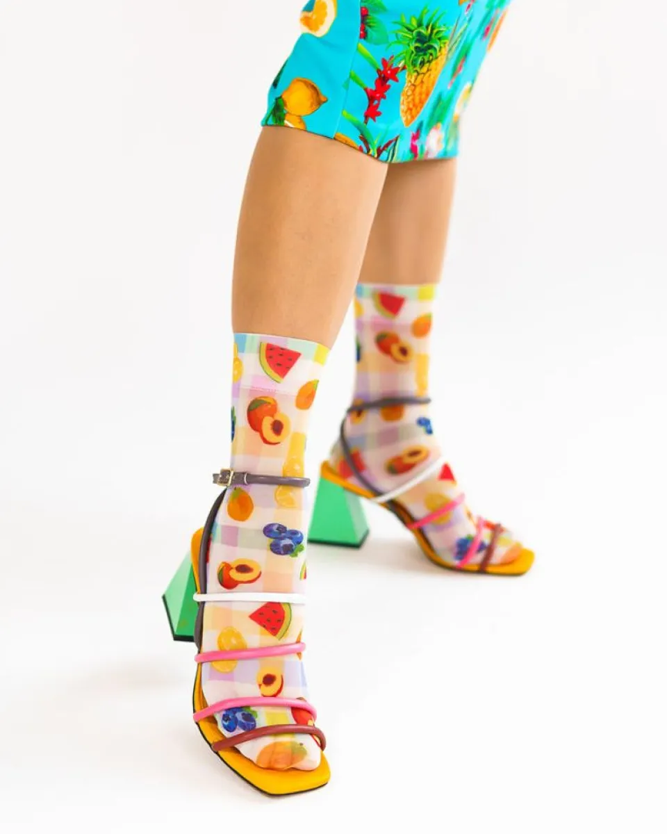 sock-candy-gingham-fruits-ankl-ZRsNcpCl-0.webp Clearance Sock Candy Gingham Fruits Ankle Sock