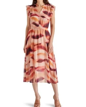 New Steve Madden Allegra Dress In Rosewater