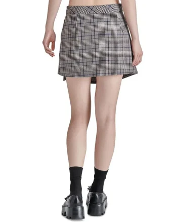 Best Steve Madden Jeanne Skirt Brown Plaid Mix
