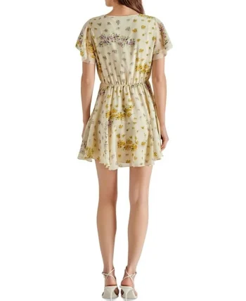 Hot Steve Madden Kirsty Floral Chiffon Minidress