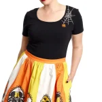 Outlet Stitch Shoppe Mickey Spider Web Kelly Top