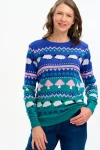 Best Sugarhill Brighton Rosie Jumper - Multi, Rural Fairisle